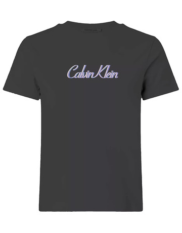 t-shirt femme  calvin klein w ss 20s classic logo tee