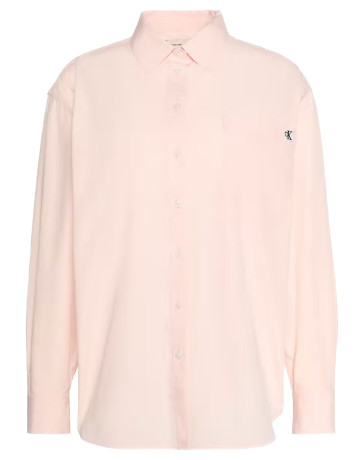 chemise femme  calvin klein w cotton poplin relaxed shirt