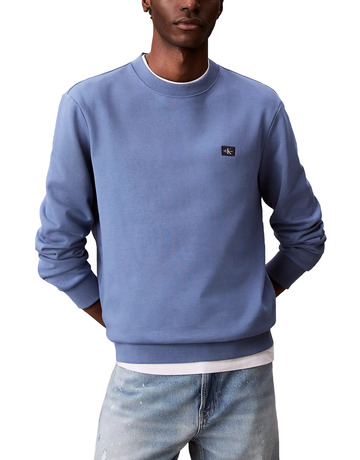 sweat-shirt homme  calvin klein m ls 350terry eu whsl badge cr