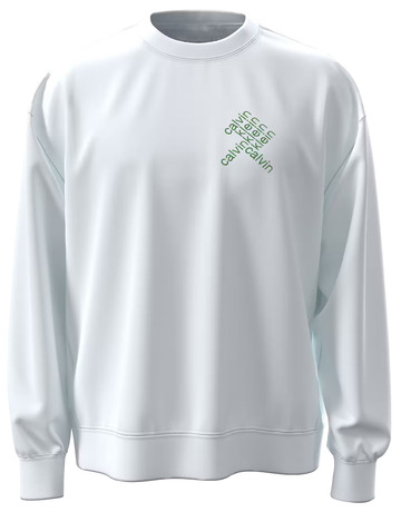 sweat-shirt homme  calvin klein m ls eu 350terry ck bauhaus st