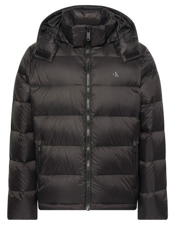 cazadora homme  calvin klein m ls nylon zip off hood down p