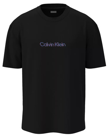 t-shirt homme  calvin klein m ss glitched logo eu classic