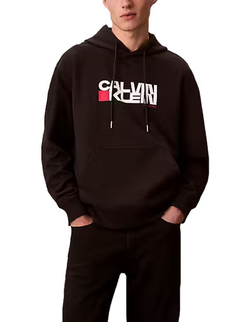 sweat-shirt homme  calvin klein m ls eu 350terry ck redbox gra