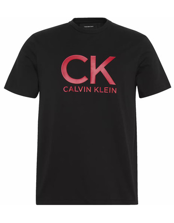 t-shirt homme  calvin klein m ss 30s eu ck calvin graphic