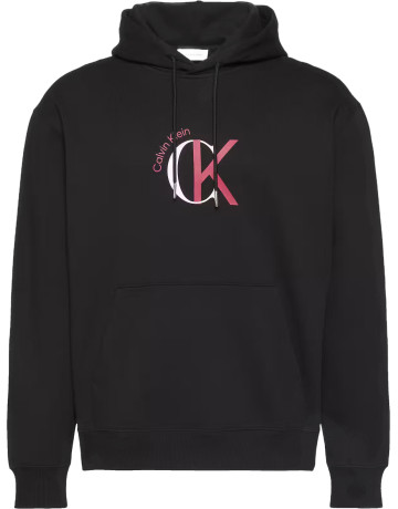 sweat-shirt homme  calvin klein m ls eu 350terry graphic hoodi