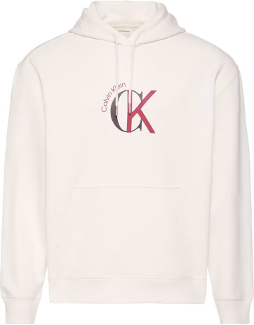 sweat-shirt homme  calvin klein m ls eu 350terry graphic hoodi