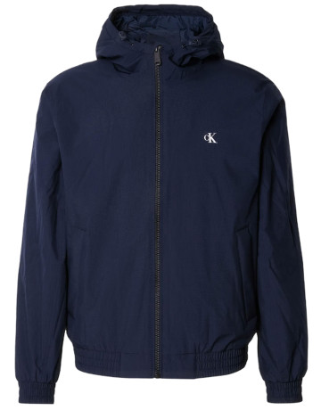 cazadora homme  calvin klein m ls hooded ripstop harrington