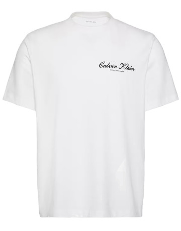 t-shirt homme  calvin klein m 20s march graphic seasonal f