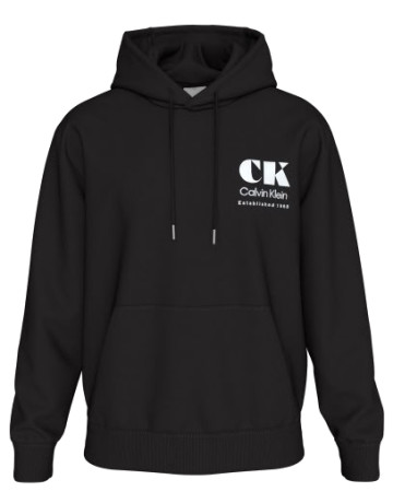 sweat-shirt homme  calvin klein m ls cl 350terry eu bold ck ho