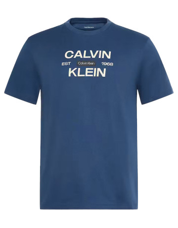t-shirt homme  calvin klein m ss 30s eu calvinklein stack