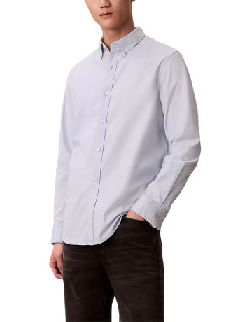 chemise homme  calvin klein m ls solid oxford classic shir