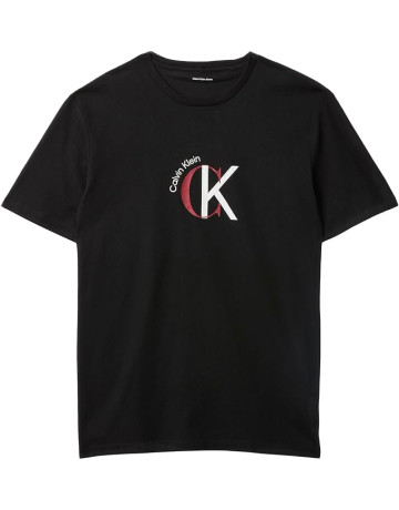 t-shirt homme  calvin klein m ss 30s whsl ckj 2tone ck gra