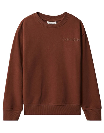 sweat-shirt garçon  calvin klein b back print cn sweatshirt