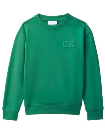 sweat-shirt garçon  calvin klein b relaxed crewneck