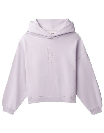 sweat-shirt fille  calvin klein g ck hooded sweatshirt