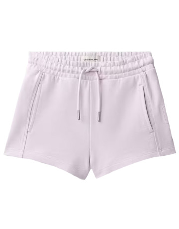 le short fille  calvin klein g ck french terry short