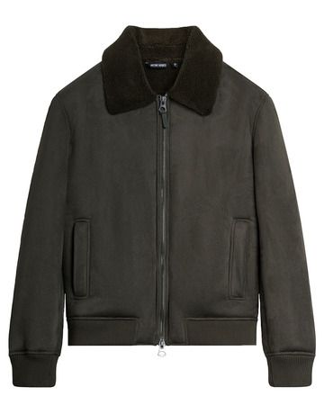 cazadora homme  antony morato coat regular fit in knit faux