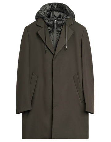 cazadora homme  antony morato coat regular fit in viscose bl