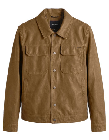 cazadora homme  antony morato coat joy slim fit in  faux let