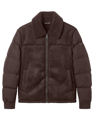 cazadora homme  antony morato coat regular fit knit faux fur