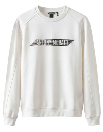sweat-shirt homme  antony morato sweatshirt relaxed fit in sust