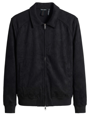 sweat-shirt homme  antony morato fleece regular fit in suede fa