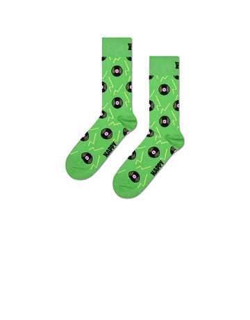  happy vinyl green sock