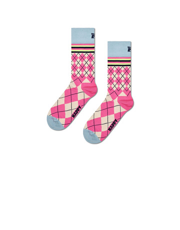  happy mixed argyle sock