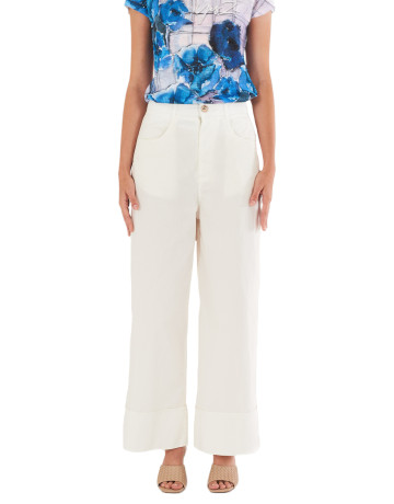 pantalon femme  yes zee pantalone donna work, zampa, p