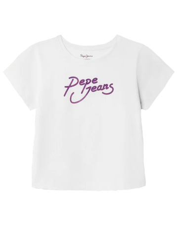 t-shirt fille  pepe jeans avani