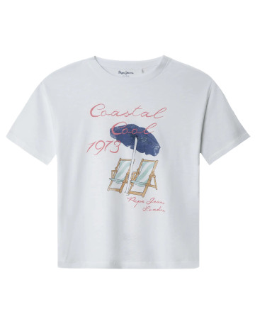 t-shirt fille  pepe jeans guadalupe