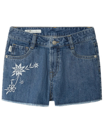 le short fille  pepe jeans a-line short hw patty floral