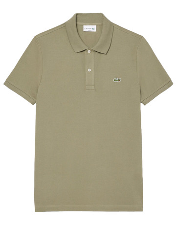 pôle homme  lacoste chemise col bord-cotes manches