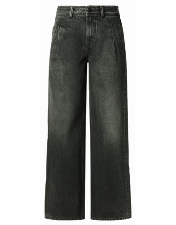 jeans femme  pepe jeans wide leg hw archive blk