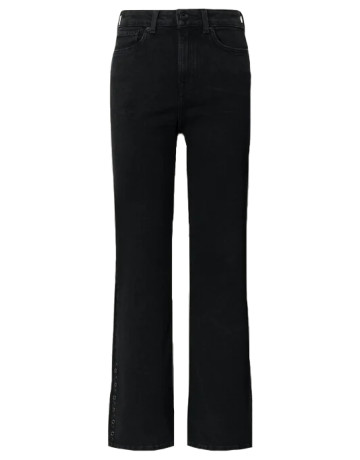 jeans femme  pepe jeans flare hw willa blk