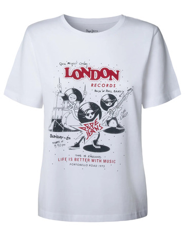 t-shirt femme  pepe jeans balbina