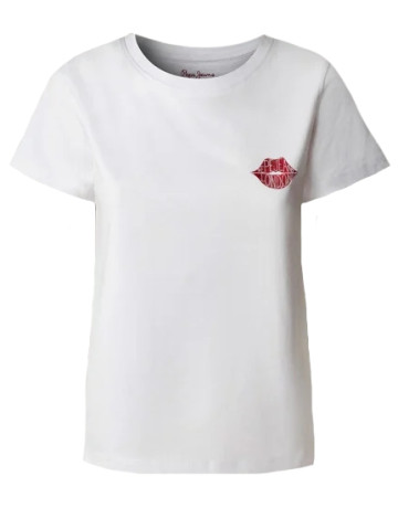 t-shirt femme  pepe jeans brule