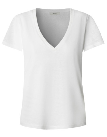 t-shirt femme  pepe jeans megan v-neck
