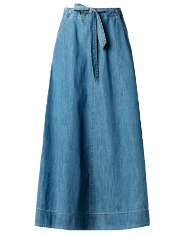 jupe femme  pepe jeans maxi skirt uhw belt