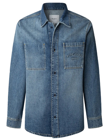 Ajouter au chariot pôle homme  pepe jeans relaxed shirt weston fs dusk b pôle homme  pepe jeans relaxed shirt weston fs dusk b