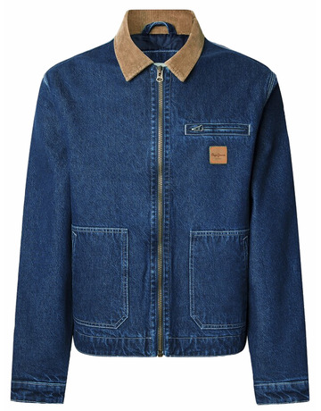 cazadora homme  pepe jeans workwear jacket dk blue