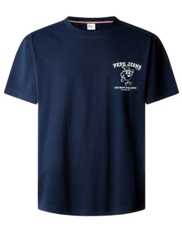t-shirt homme  pepe jeans coffeet tee