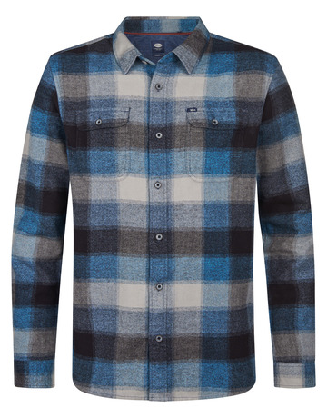 chemise homme  petrol industries men shirt long sleeve check
