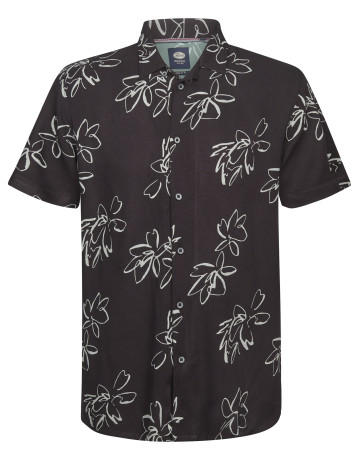 chemise homme  petrol industries men shirt short sleeve aop