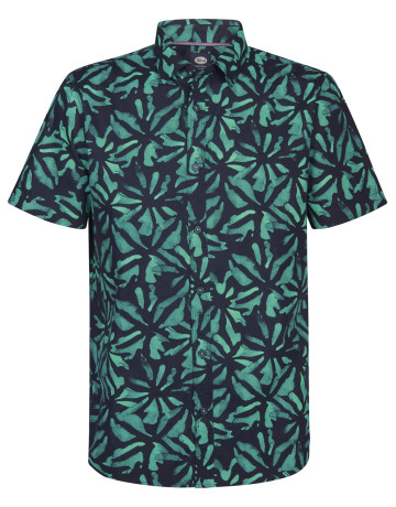 chemise homme  petrol industries men shirt short sleeve aop