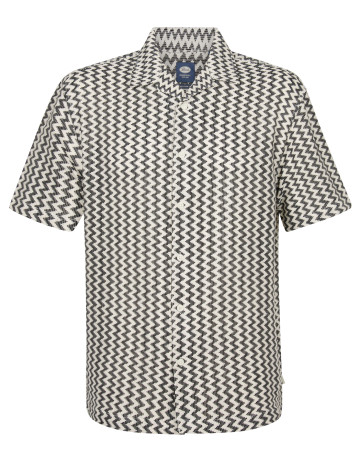 chemise homme  petrol industries men shirt short sleeve aop