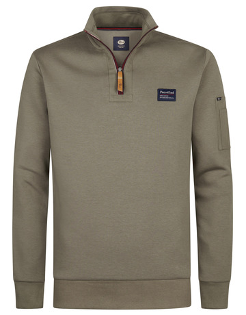 sweat-shirt homme  petrol industries men sweater collar zip