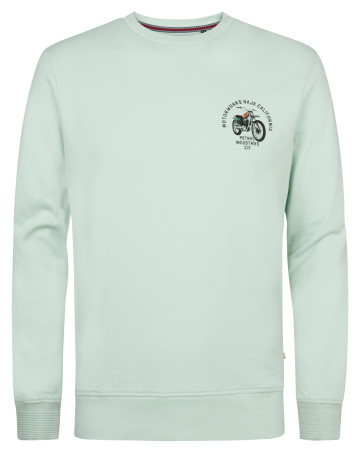 sweat-shirt homme  petrol industries men sweater round neck print