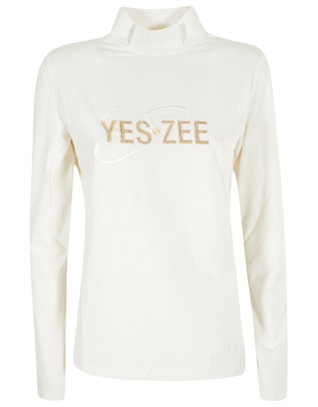 t-shirt femme  yes zee t-shirt donna lupetto, m/l