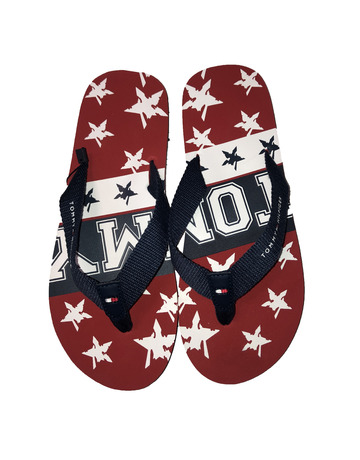 sandale garçon  th varsity print flip flop